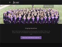 Tablet Screenshot of bvnwchoir.com